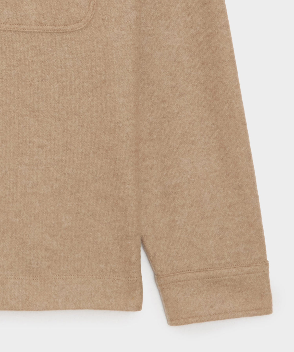 Todd Snyder Camel-Cashmere Field Polo - Camel