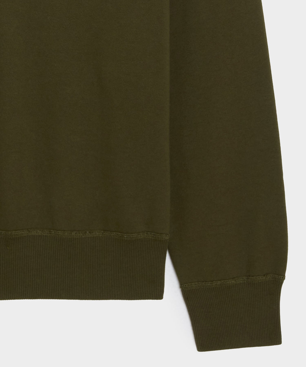 Todd Snyder Soho V-Neck Sweatshirt - Olive