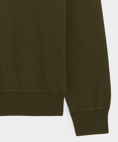 Todd Snyder Soho V-Neck Sweatshirt - Olive