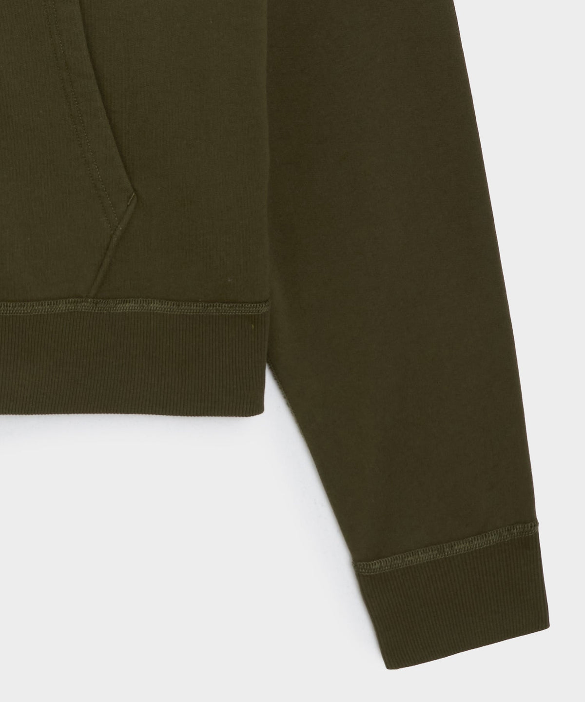 Todd Snyder Soho Full-Zip Sweatshirt - Olive