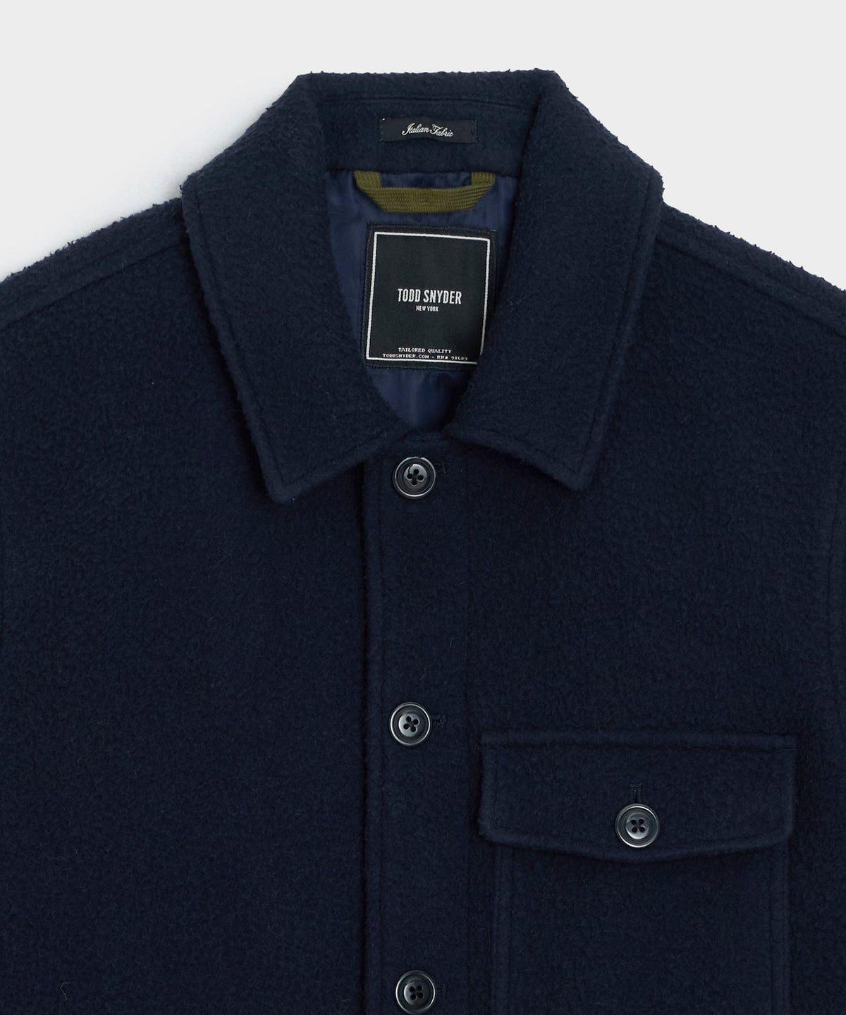 Todd Snyder Italian Casentino Upland Coat - Navy