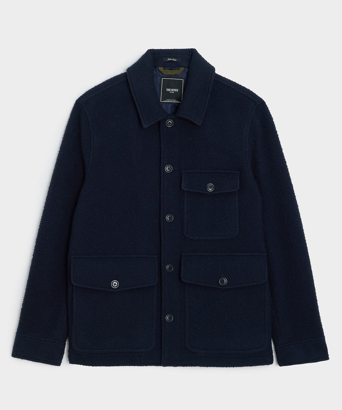 Todd Snyder Italian Casentino Upland Coat - Navy