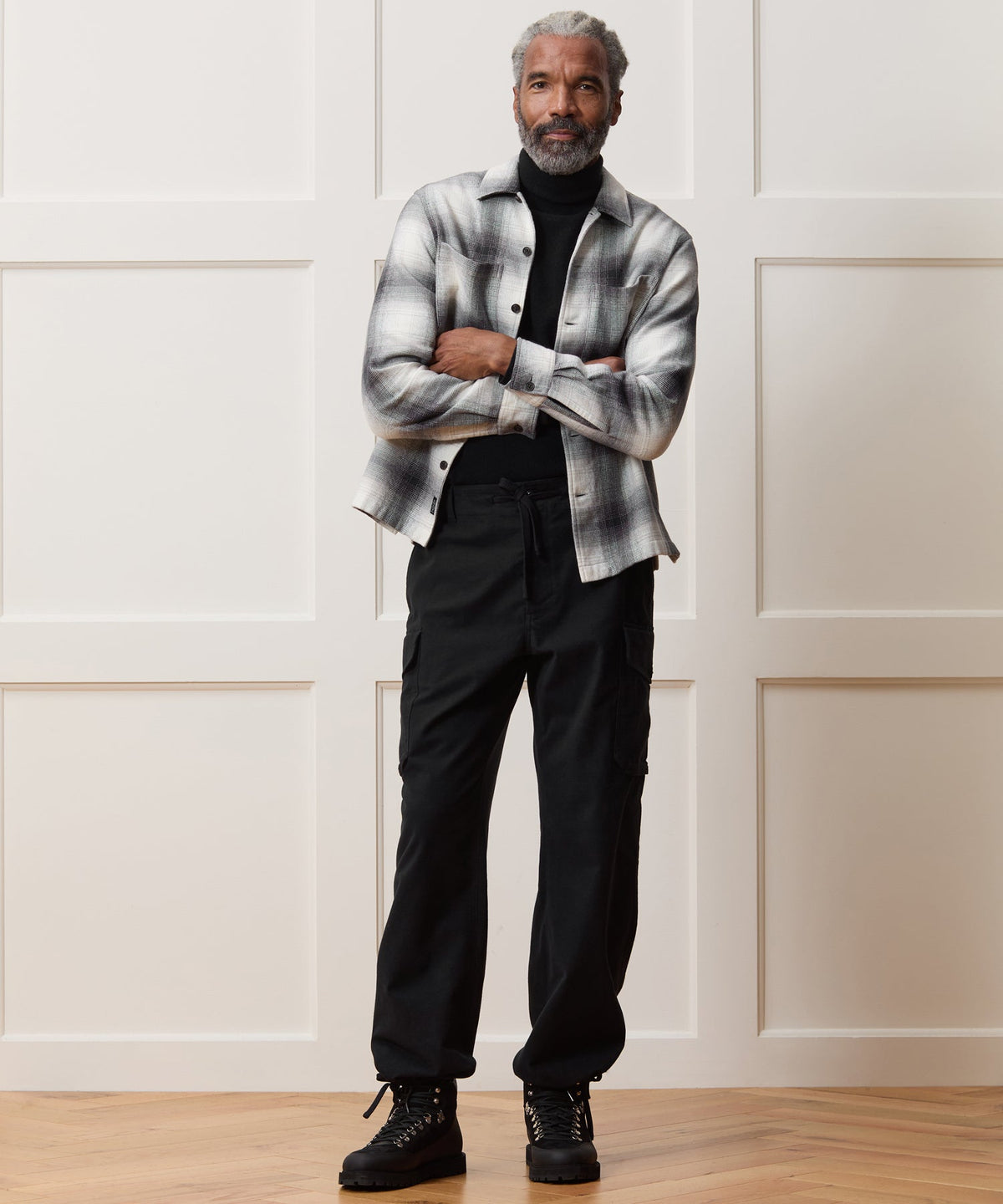 Todd Snyder Italian Double-Brushed Flannel Shirt - Charcoal
