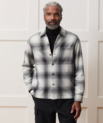 Todd Snyder Italian Double-Brushed Flannel Shirt - Charcoal