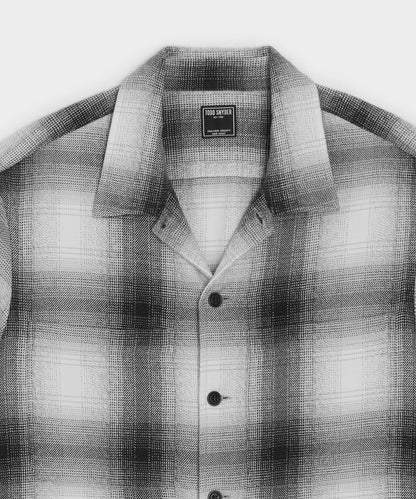 Todd Snyder Italian Double-Brushed Flannel Shirt - Charcoal
