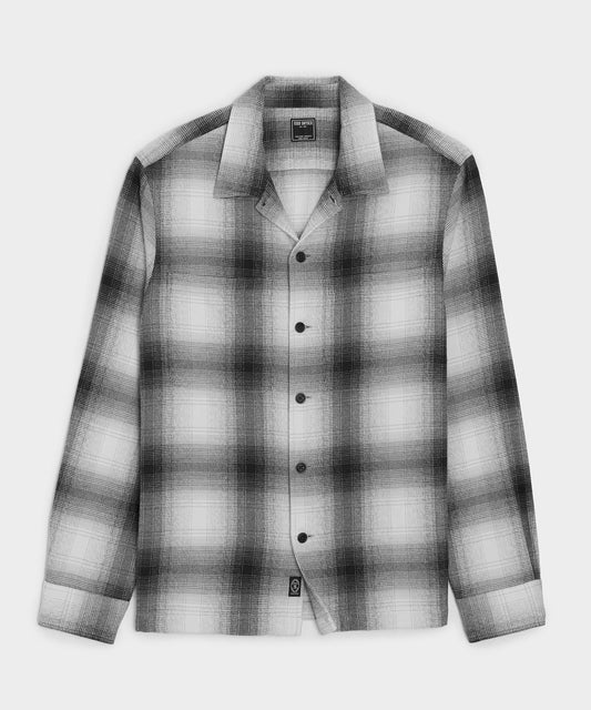 Todd Snyder Italian Double-Brushed Flannel Shirt - Charcoal