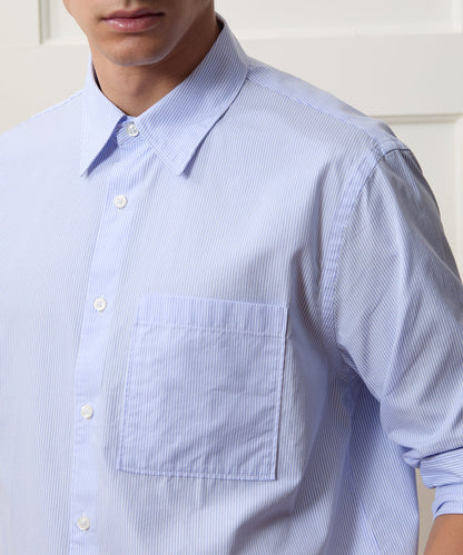 Todd Snyder Easy Cut Poplin Sport Shirt - Light Blue