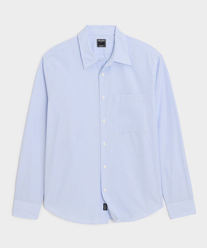 Todd Snyder Easy Cut Poplin Sport Shirt - Light Blue