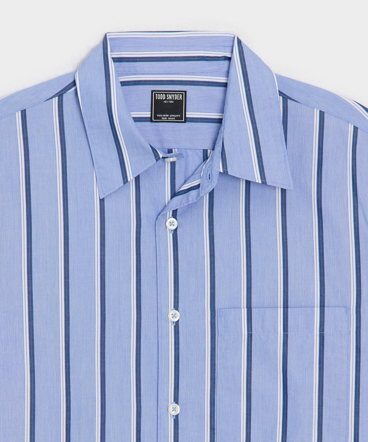 Todd Snyder Poplin Big Shirt - Blue