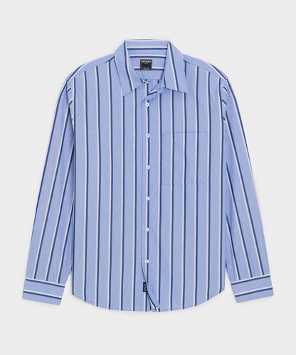 Todd Snyder Poplin Big Shirt - Blue