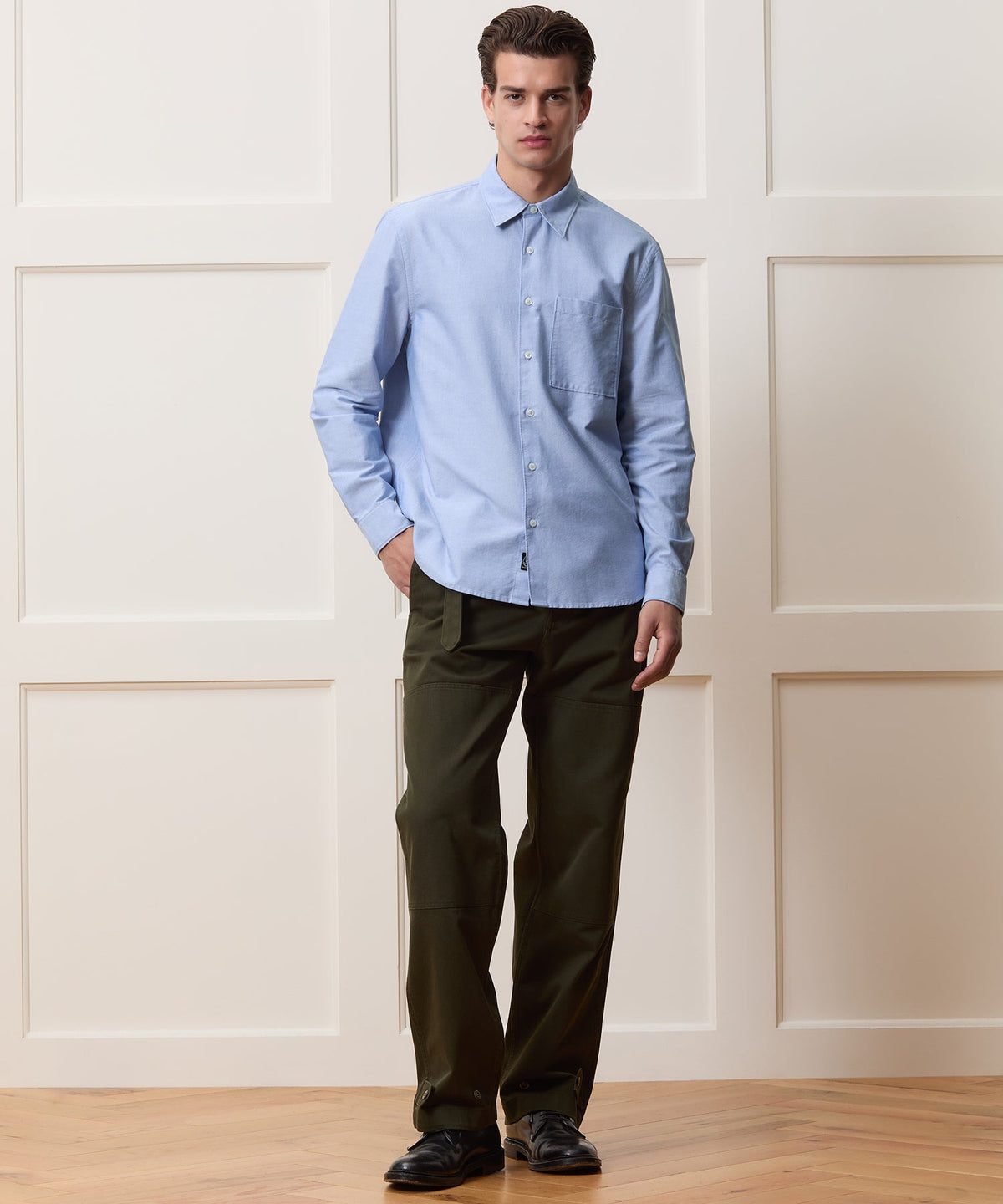 Todd Snyder Easy Cut Oxford Shirt - Blue
