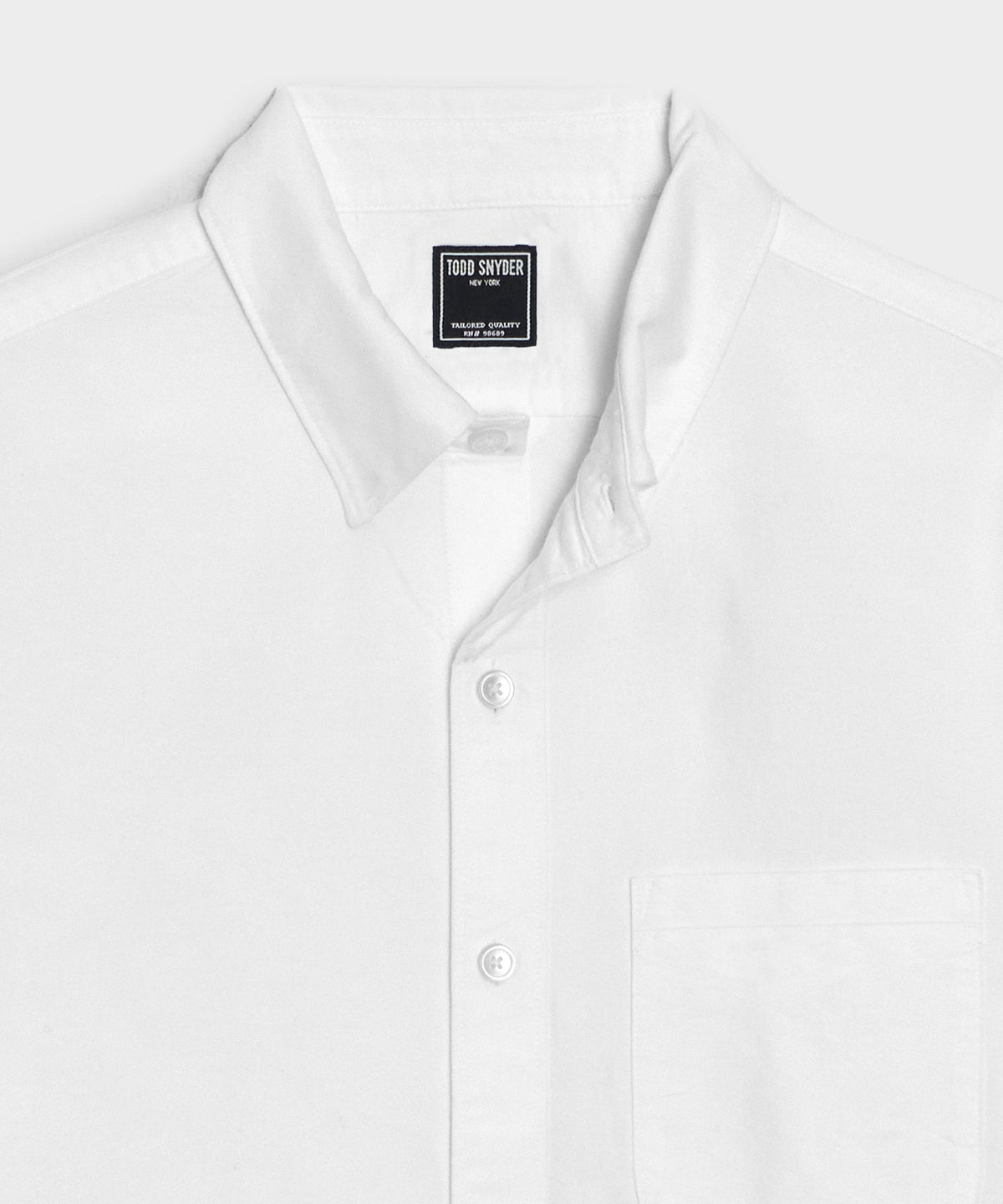 Todd Snyder Easy Cut Oxford Shirt - White