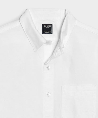 Todd Snyder Easy Cut Oxford Shirt - White