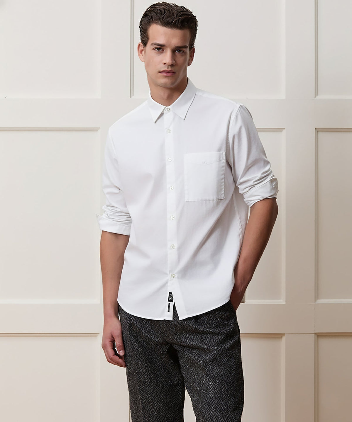 Todd Snyder Easy Cut Oxford Shirt - White