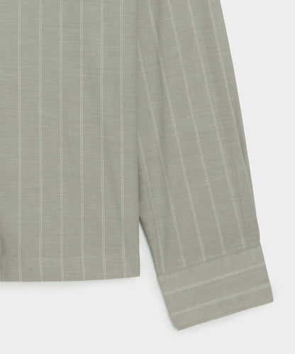 Todd Snyder Brushed Poplin Camp Collar Shirt - Green