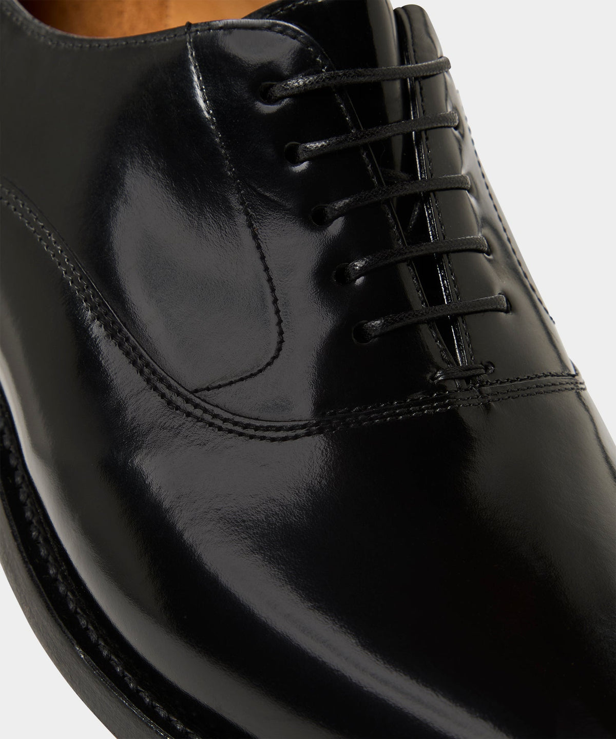 Todd Snyder Madison Plain-Toe Oxford Shoe - Black