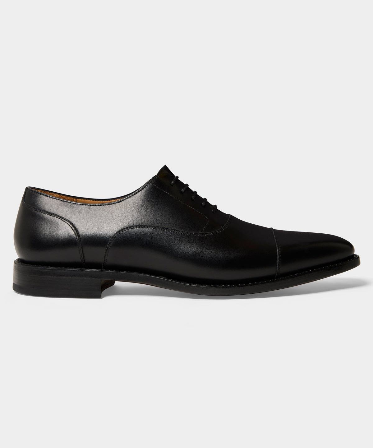 Todd Snyder Madison Cap-Toe Oxford Shoe - Black