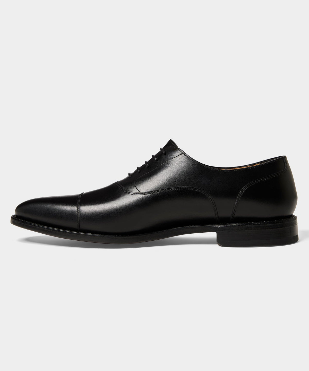 Todd Snyder Madison Cap-Toe Oxford Shoe - Black