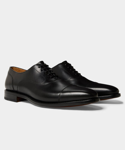 Todd Snyder Madison Cap-Toe Oxford Shoe - Black