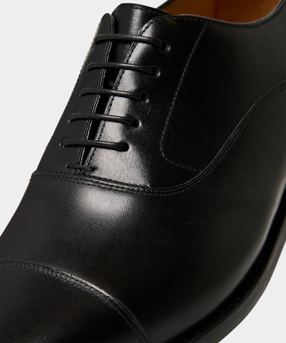 Todd Snyder Madison Cap-Toe Oxford Shoe - Black