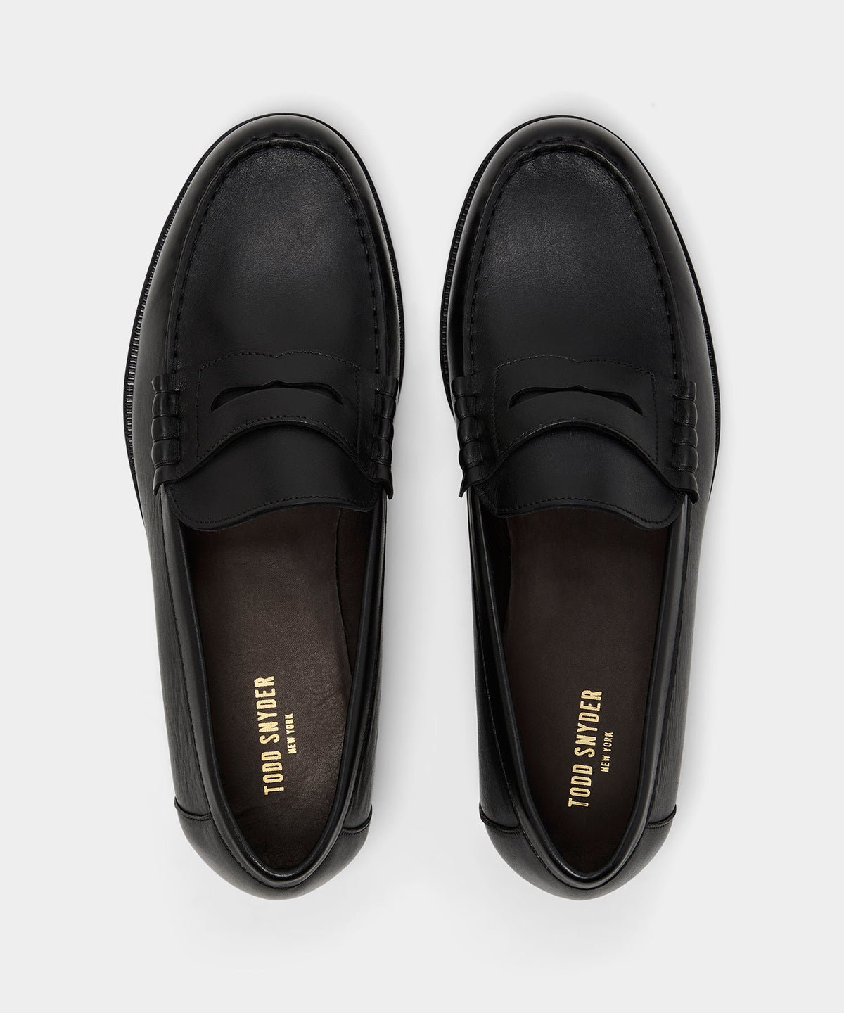 Todd Snyder Ivy Penny Loafer - Black