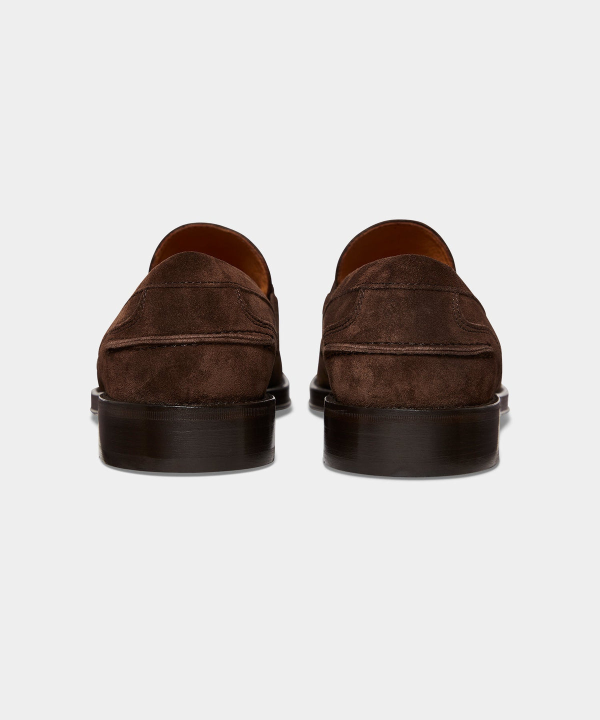 Todd Snyder Italian Suede Penny Loafer - Dark Brown