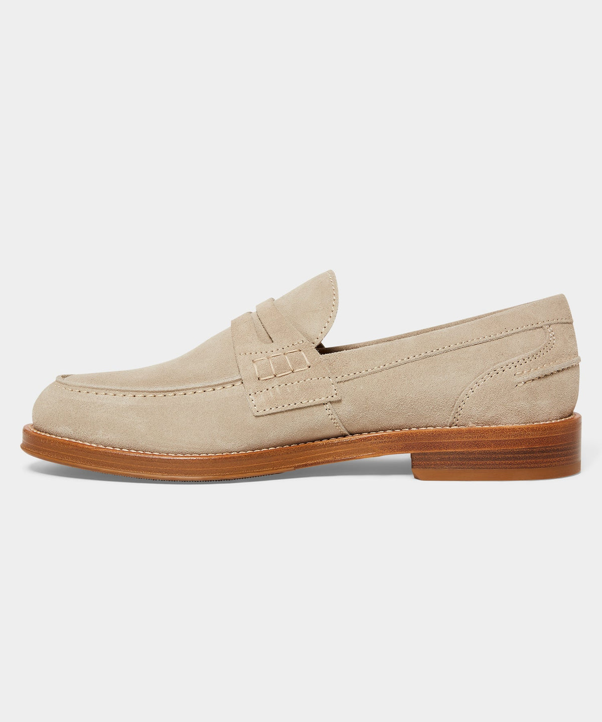 Todd Snyder Italian Suede Penny Loafer - Tan