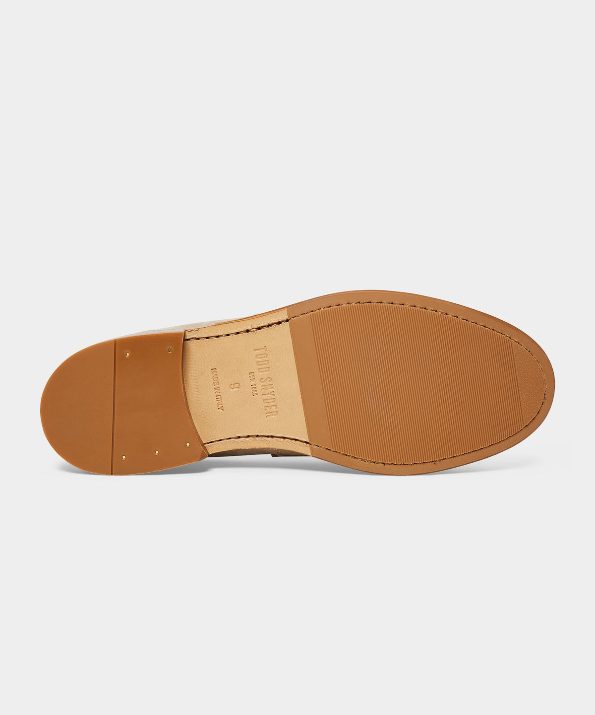 Todd Snyder Italian Suede Penny Loafer - Tan