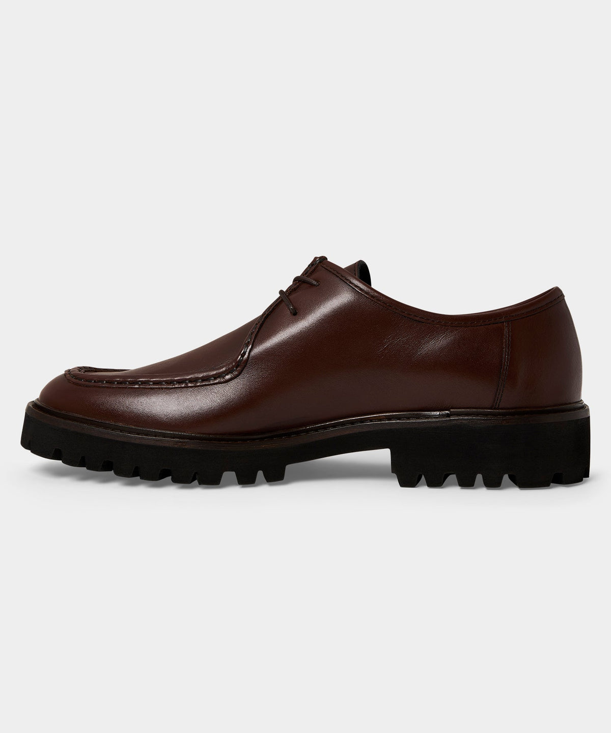 Todd Snyder Leather City Derby Shoe - Brown