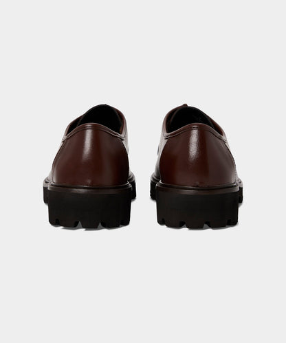 Todd Snyder Leather City Derby Shoe - Brown