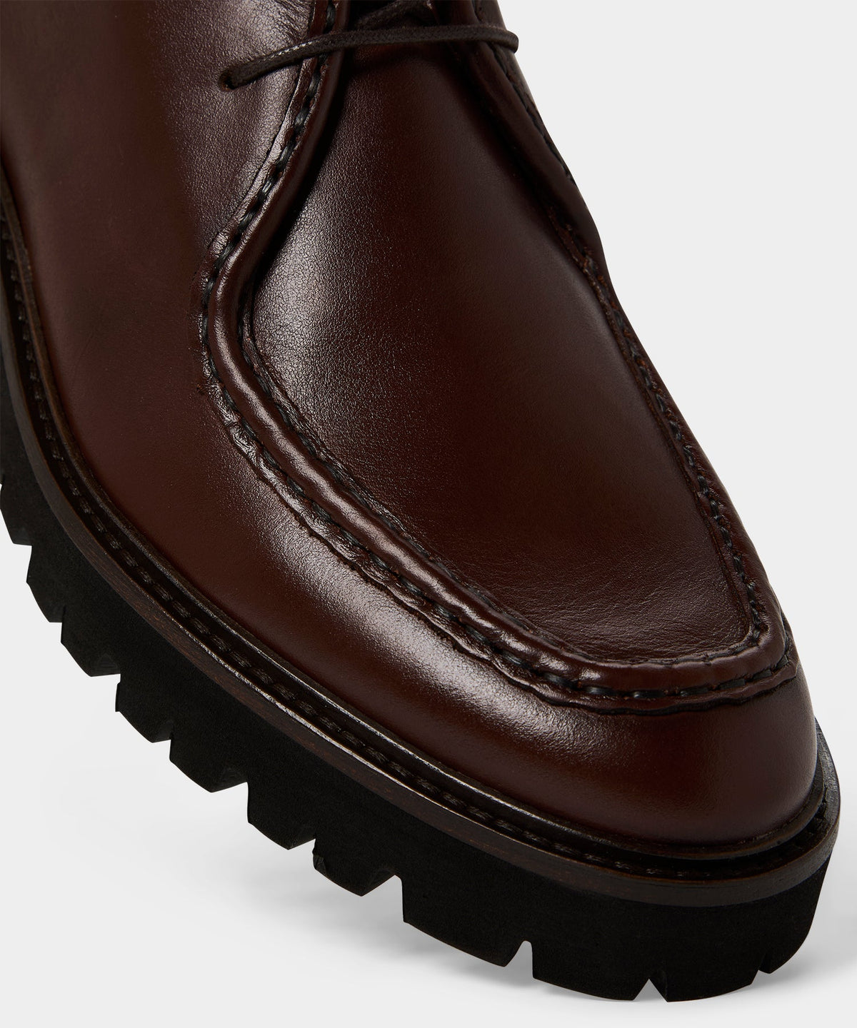 Todd Snyder Leather City Derby Shoe - Brown