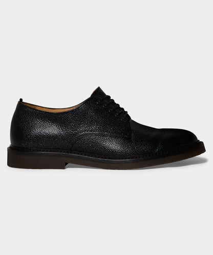 Todd Snyder Porto Leather Derby Shoe - Black