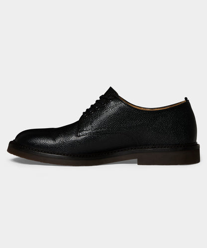 Todd Snyder Porto Leather Derby Shoe - Black