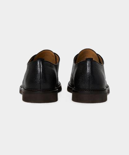 Todd Snyder Porto Leather Derby Shoe - Black