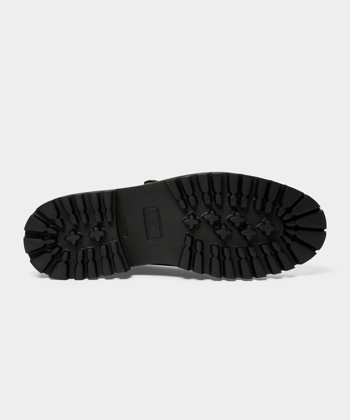 Todd Snyder Lug Monk Strap Shoe - Black