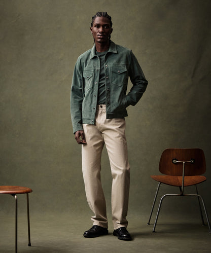 Todd Snyder Italian Suede Dylan Jacket - Aloe
