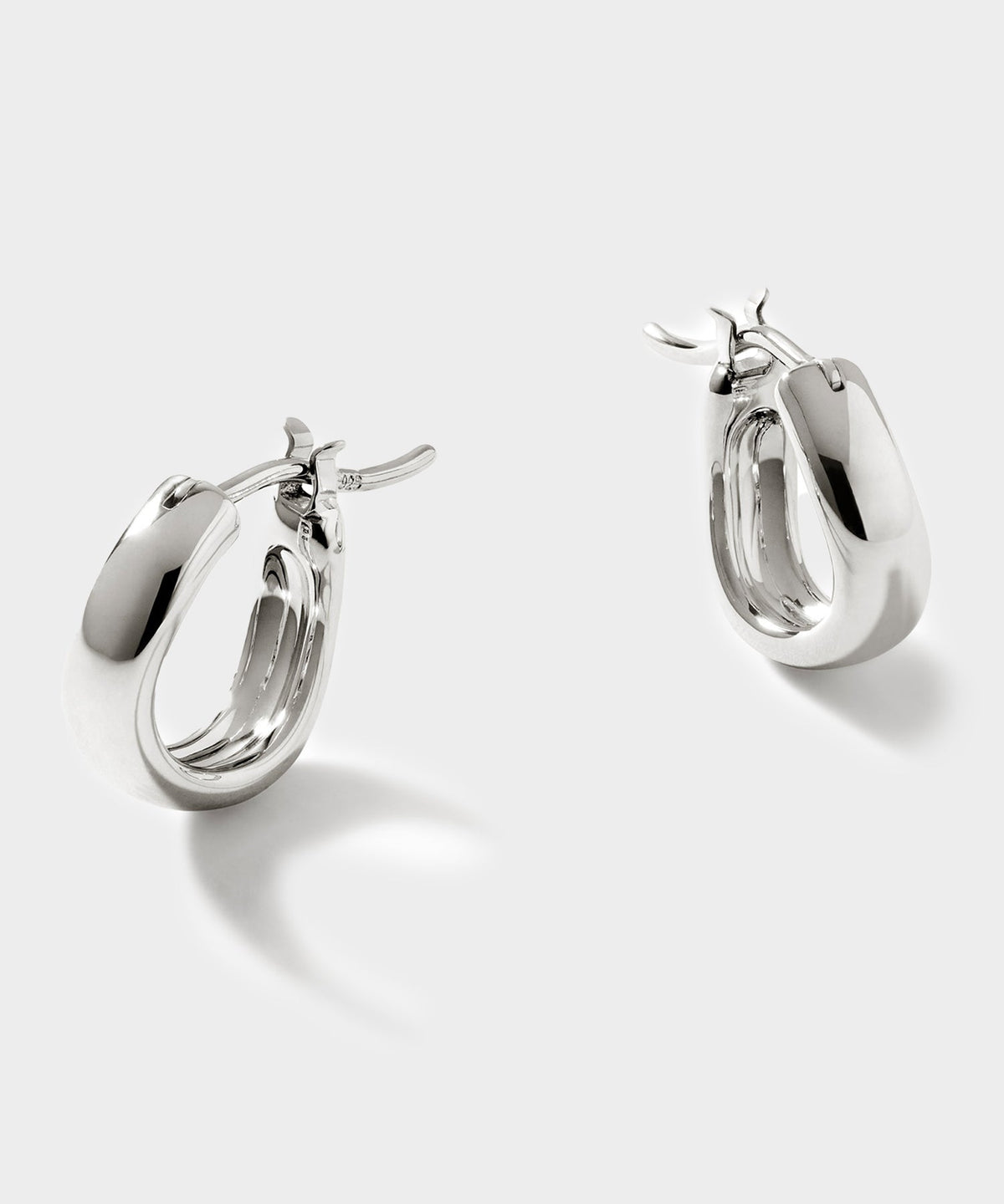 Todd Snyder John Hardy Sterling Silver Surf Huggie Earring, 12MM - Silver