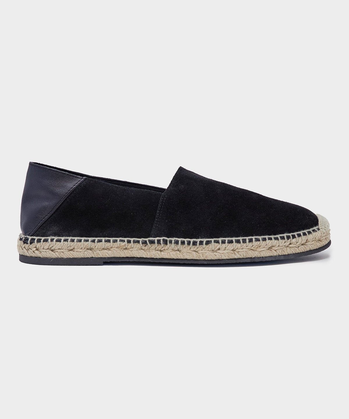Todd Snyder Nomad Suede Espadrille - Black