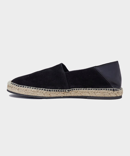 Todd Snyder Nomad Suede Espadrille - Black