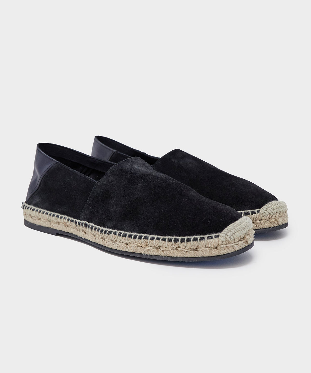 Todd Snyder Nomad Suede Espadrille - Black
