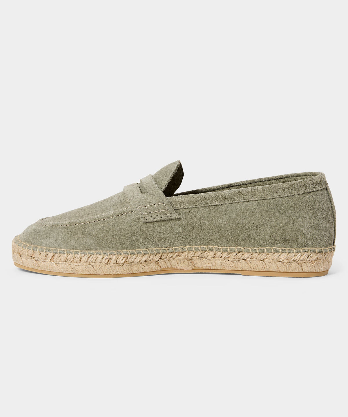 Todd Snyder Nomad Suede Espadrille Loafer - Grey