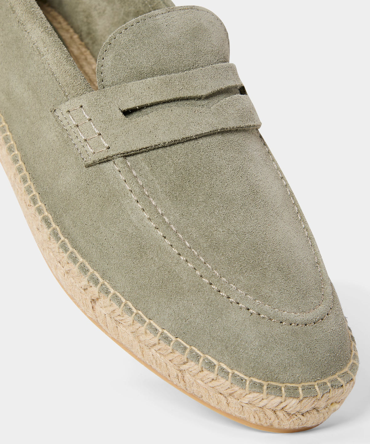 Todd Snyder Nomad Suede Espadrille Loafer - Grey