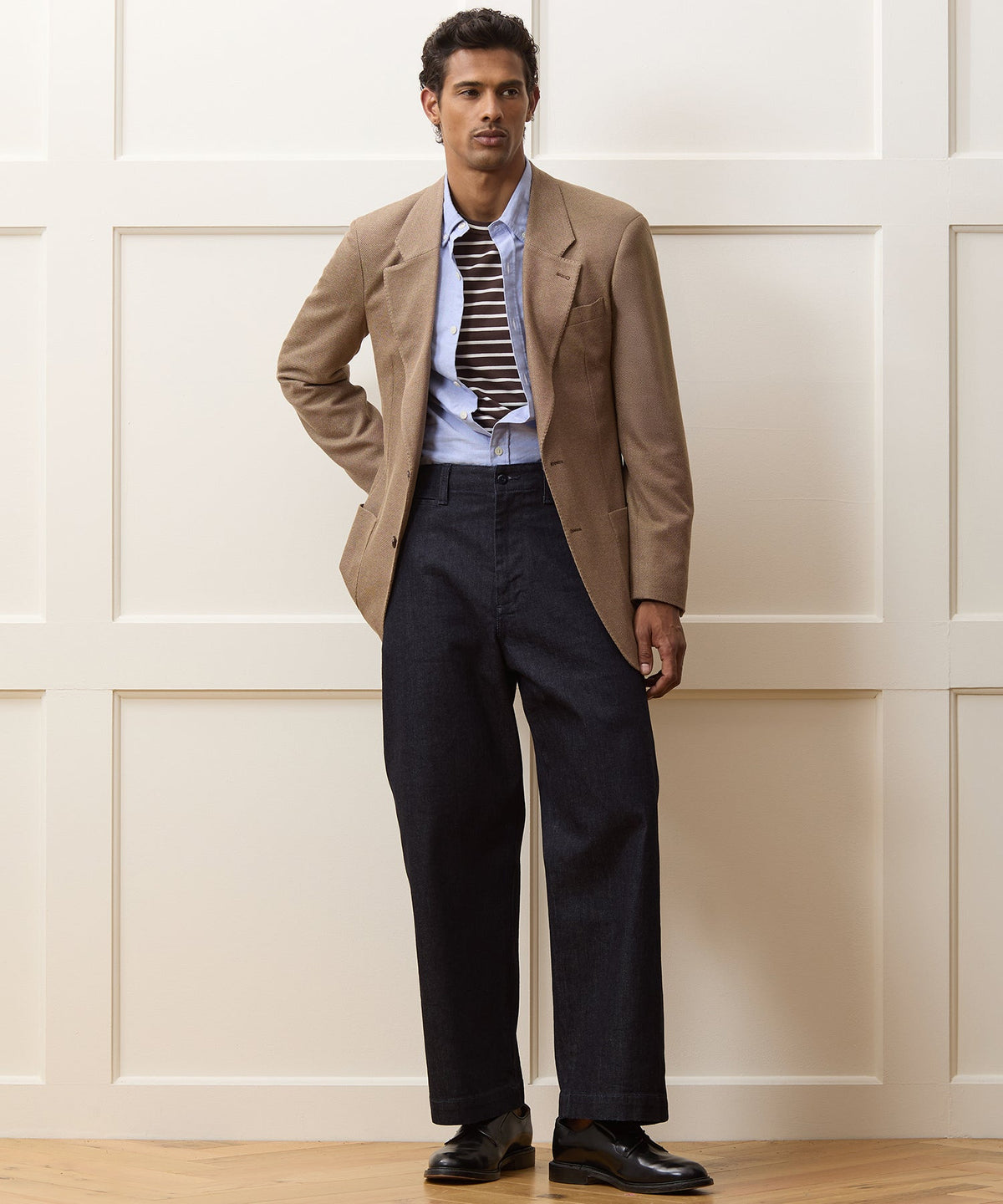Todd Snyder Italian Knit Pique Wythe Jacket - Khaki