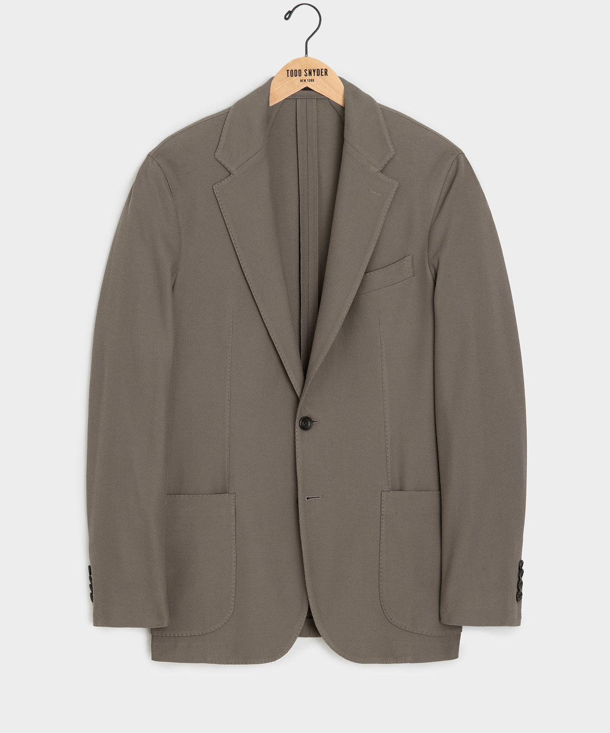 Todd Snyder Italian Knit Sport Coat - Whale Grey