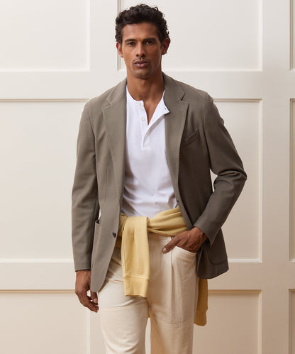 Todd Snyder Italian Knit Sport Coat - Whale Grey