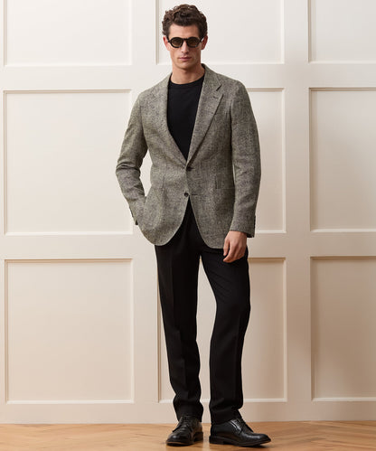 Todd Snyder Italian Silk-Linen Donegal Sport Coat - Grey