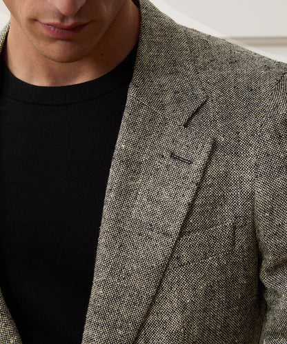 Todd Snyder Italian Silk-Linen Donegal Sport Coat - Grey