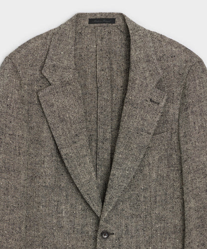 Todd Snyder Italian Silk-Linen Donegal Sport Coat - Grey