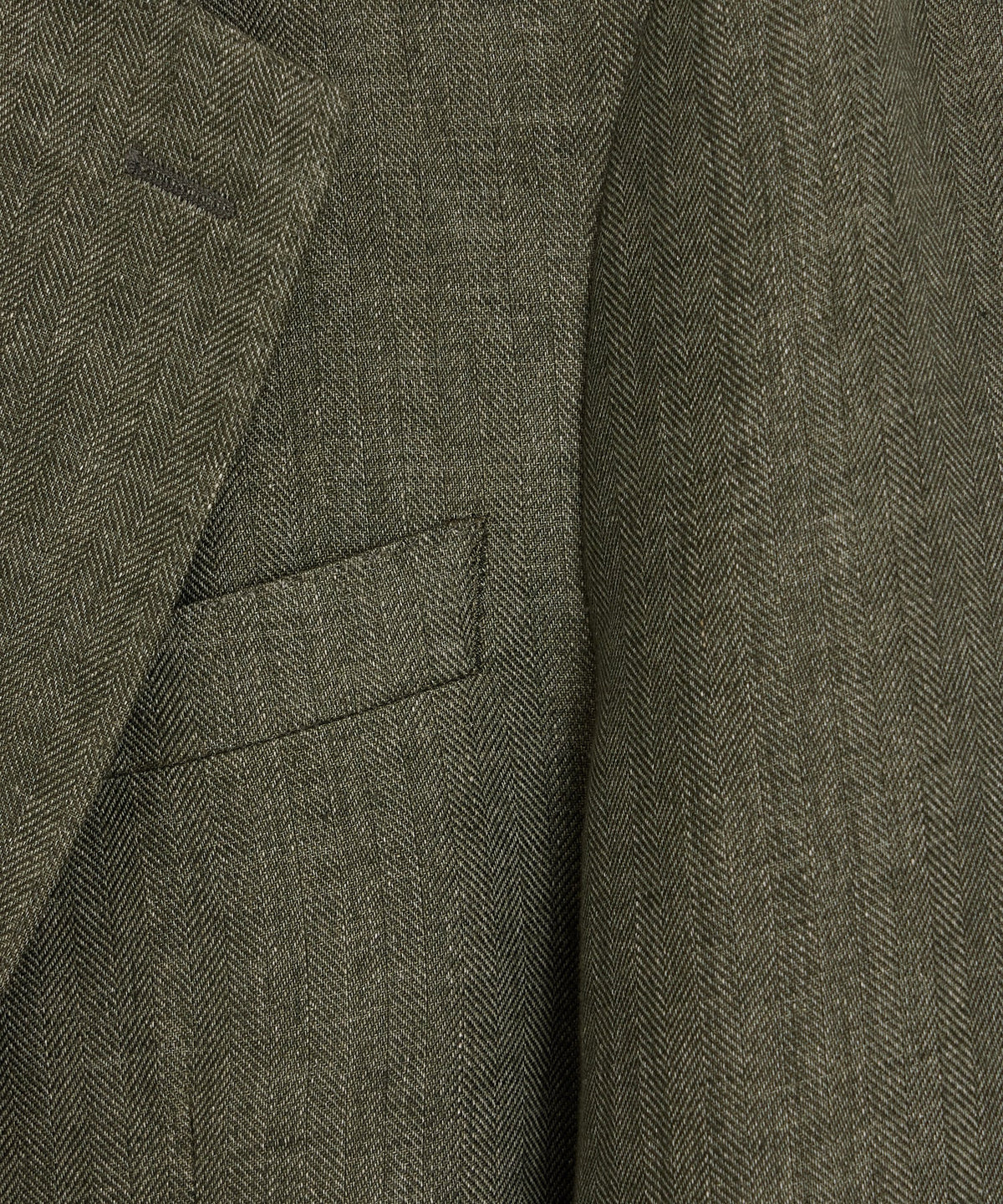 Todd Snyder Italian Linen Herringbone Sport Coat - Olive