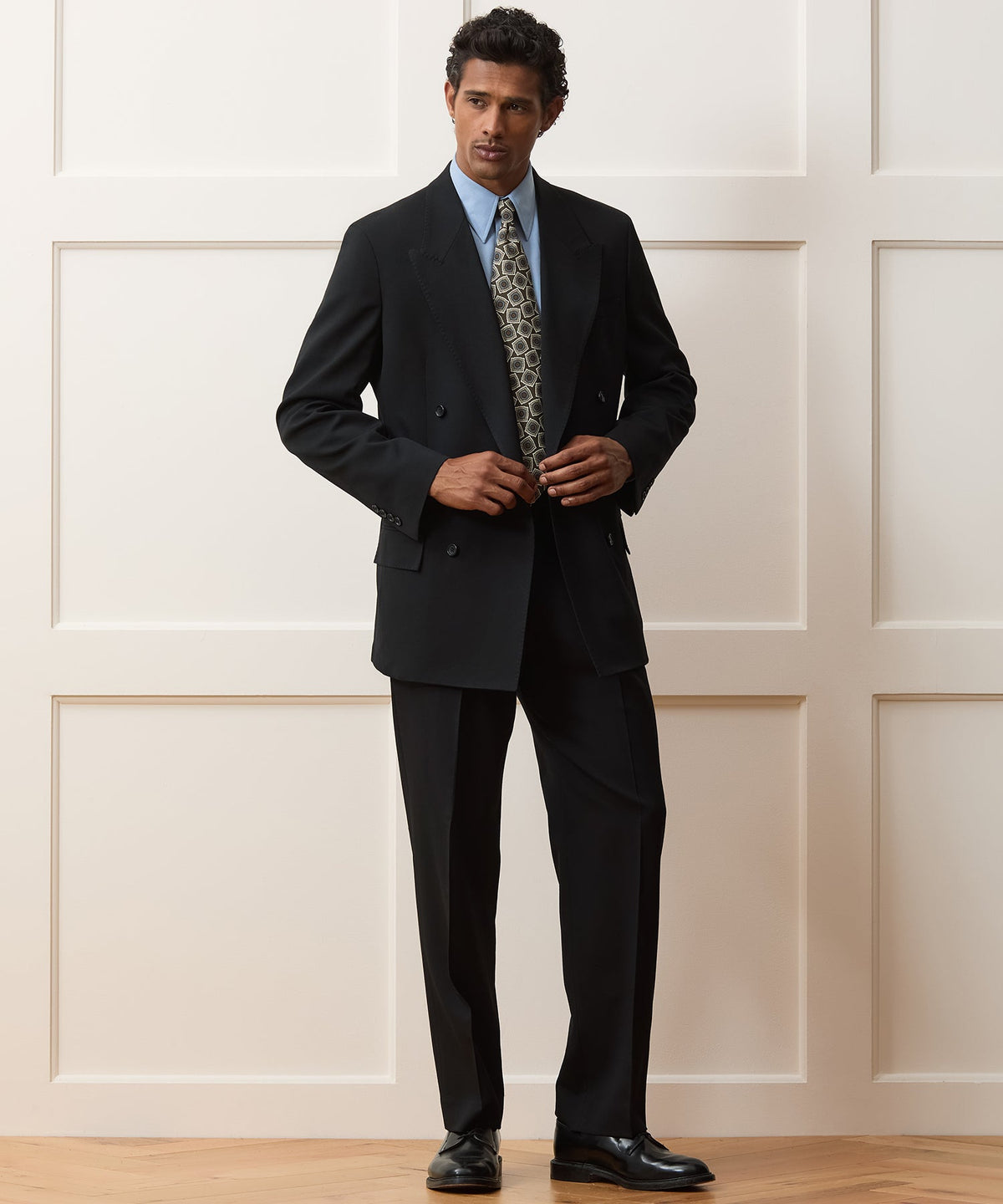 Todd Snyder Italian Gabardine Wythe Trouser - Black